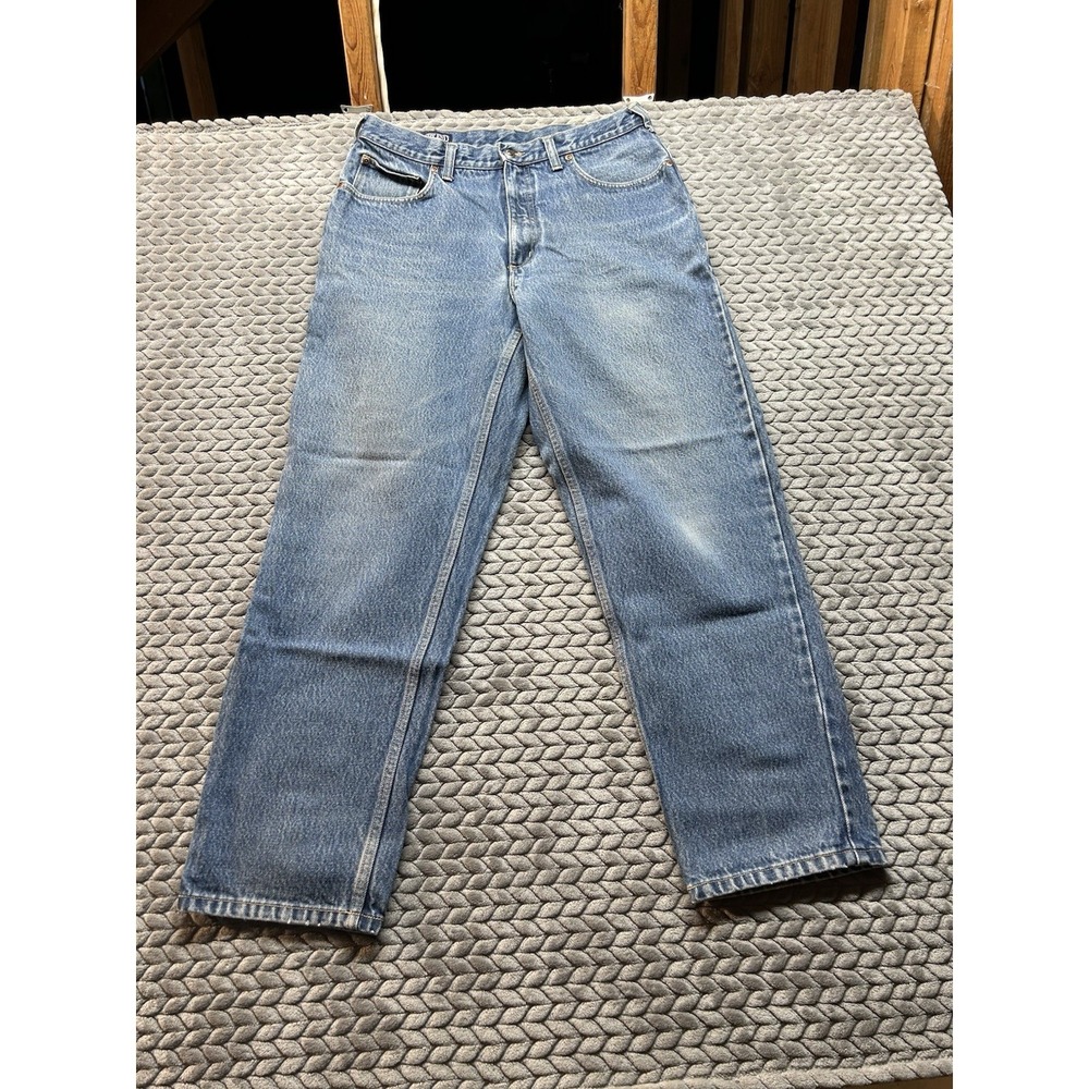 Lands End Mens Jeans 32x30 Blue Denim Regular Fit Straight Leg Casual